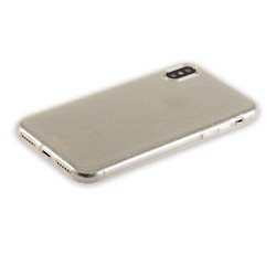 Чехол-накладка силикон Deppa Chic Case с блестками D-85340 для iPhone XS/ X (5.8&quot;) 0.8мм Золотистый
