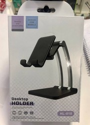 Держатель-подставка Desktop Holder HL-018 для телефона/ планшета универсальный черный
