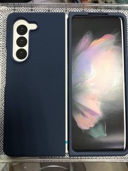 Чехол Piblue для Samsung Z Fold 5 пластиковый синий
