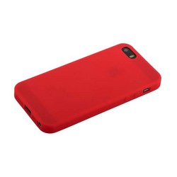 Чехол-накладка силикон Anycase TPU A-140021 для iPhone SE/ 5S/ 5 (4.0&quot;) 1.0 мм матовый Бордовый