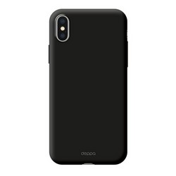 Чехол-накладка пластик Soft touch Deppa Air Case D-83363 для iPhone XS Max (6.5&quot;) 1мм Черный