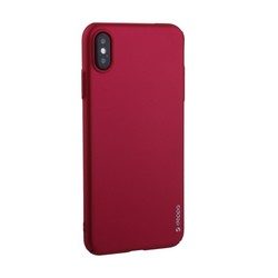 Чехол-накладка пластик Soft touch Deppa Air Case D-83365 для iPhone XS Max (6.5") 1мм Красный