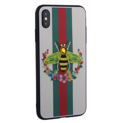 Накладка силиконовая TOTU Crazy Bee Series -021 для iPhone XS Max (6.5&quot;) Пчела Green
