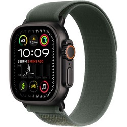 Apple Watch Ultra 2 (2024) GPS + Cellular 49mm Black S-M/М-L Trail Loop Green