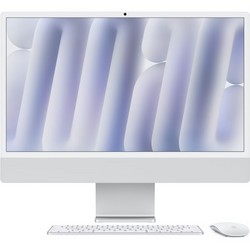 Apple iMac 24" Retina 4,5K 2024 MWUU3 (Apple M4, 10-Core CPU, 10-Core GPU, 16GB, 256GB SSD, серебристый)