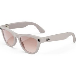 Ray-Ban Skyler Shiny Chalky Gray/ Gradient Cinnamon Pink M/L