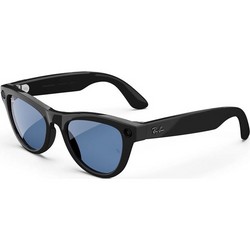 Ray-Ban Skyler Shiny Black/ Tint to Cerulean Blue Transitions M/L