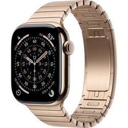 Apple Watch Series 11, 42 mm, Gold Titanium Link Bracelet