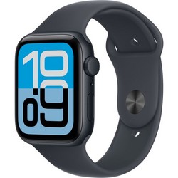Apple Watch SE 3, 44 mm, Midnight Aluminium Midnight Sport Band SM/ML