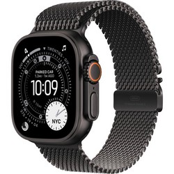 Apple Watch Ultra 3, 49 mm, S/M/L Black Titanium Milanese Loop