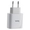 Адаптер питания Deppa Type-C Original Wall Charger 20Вт D-11448 (5В/ 3А, 9В/ 2.22А, 12В/ 1.67А) Белый - фото 21139