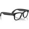 Ray-Ban Wayfarer RW4008 Matte Black/ Transitions Graphite Green lenses Size L - фото 100271