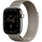 Apple Watch Series 12 42mm GPS + Cellular Natural Titanium Case with Radiant Gold Milanese Loop SM/ML - фото 105157