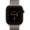 Apple Watch Series 12 42mm GPS + Cellular Natural Titanium Case with Radiant Gold Milanese Loop SM/ML - фото 105158