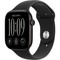 Apple Watch Series 12 46mm GPS Black Aluminum Case with Black Sport Band SM/ML - фото 105239