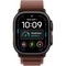 Apple Watch Ultra 4 49mm GPS + Cellular Black Titanium Case with Burgundy Alpine Loop S/M/L - фото 105297