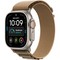Apple Watch Ultra 4 49mm GPS + Cellular Natural Titanium Case with Desert Alpine Loop S/M/L - фото 105322