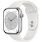 Apple Watch Series 8 GPS 45mm S/M/L Silver Aluminium/White (серебристый/белый) - фото 48828