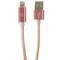 Дата-кабель USB COTECi M30i Lightning Cable Breathe CS2127-MRG (0.2m) Розовое золото - фото 53066