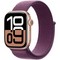 Apple Watch Series 10 GPS 42mm Rose Gold Aluminum Plum Sport Loop - фото 63387