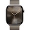 Apple Watch Series 10 GPS + Cellular 46mm S-M/M-L Natural Titanium Milanese Loop - фото 63480