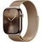 Apple Watch Series 10 GPS + Cellular 46mm S-M/M-L Gold Titanium Milanese Loop - фото 63482