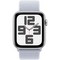 Apple Watch SE 2024 GPS 44mm Silver Aluminium Blue Cloud Sport Loop - фото 64049