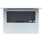 Apple Macbook Air 15 2025 M4, 10-Core GPU, 16GB, 256GB SSD Sky Blue (голубой) MC7A4 - фото 73896
