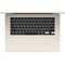 Apple Macbook Air 15 2025 M4, 10-Core GPU, 16GB, 512GB SSD Starlight (сияющая звезда) MW1K3 - фото 74000