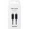 Кабель Samsung USB-C to USB-C (5A, 1.8m) Black - фото 76060