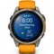 Garmin Fenix 8 47mm Amoled Sapphire Titanium with Spark Orange Silicone (010-02904-11) - фото 81804