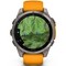 Garmin Fenix 8 47mm Amoled Sapphire Titanium with Spark Orange Silicone (010-02904-11) - фото 81805