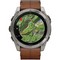 Garmin Fenix 8 51mm Amoled Sapphire Bare Titanium Black with Chestnut Leather Band + Black Silicone Band (010-02905-40) - фото 81826