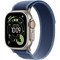 Apple Watch Ultra 3, 49 mm, Natural S-M/М-L Trail Loop Blue/Bright Blue - фото 83561