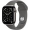 Apple Watch Series 11, 42 mm, Natural Titanium Stone Gray Sport Band SM/ML - фото 84261